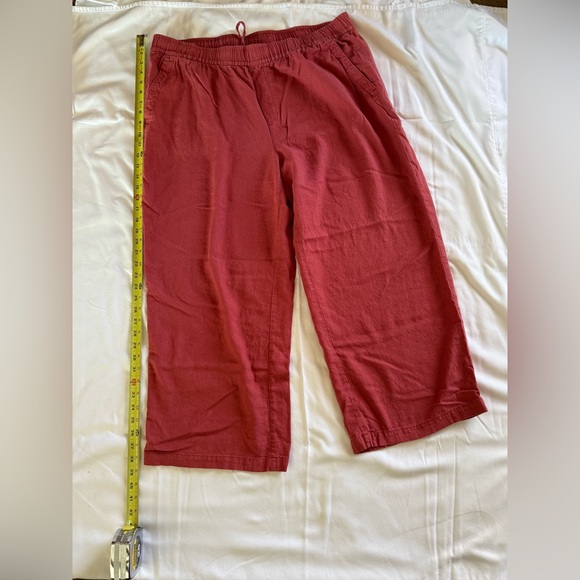 Wide leg linen pant - Picture 1 of 4